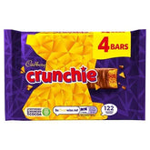 Cadbury Crunchie Chocolate Bar 4 Pack Multipack, 104.4g (Case of 10)  Adomoo